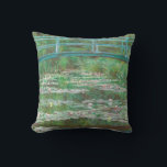 Claude Monet Japanese Footbridge. Impressionismus Kissen<br><div class="desc">Claude Monet "Japanese Footbridge" werfen Kissen. Impressionistische Kunst.</div>