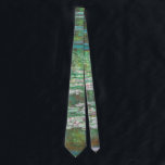 Claude Monet Japanese Footbridge. Impressionismus Krawatte<br><div class="desc">Claude Monet "Japanese Footbridge" Krawatte.</div>