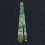 Claude Monet Japanese Footbridge. Impressionismus Krawatte<br><div class="desc">Claude Monet "Japanese Footbridge" Krawatte.</div>