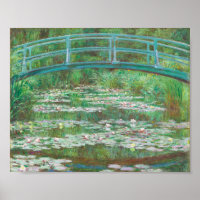 Claude Monet Japanese Footbridge. Impressionismus