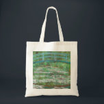 Claude Monet Japanese Footbridge. Impressionismus Tragetasche<br><div class="desc">Claude Monet "Japanese Footbridge" Tote Tasche. Die Kunst des Impressionismus der Natur.</div>