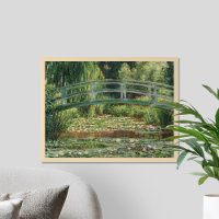 Claude Monet Japanese Footbridge Water Lily Pool
