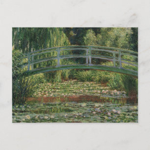 Claude Monet Japanese Footbridge & Water Lily Pool Postkarte