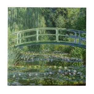 Claude Monet - japanische Brücke Fliese