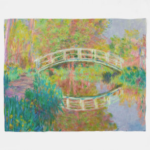 Claude Monet - Japanische Brücke, Giverny Fleecedecke