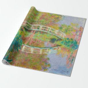Claude Monet - Japanische Brücke, Giverny Geschenkpapier