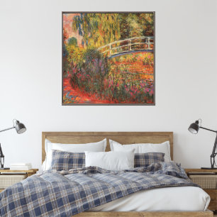Claude Monet Japanische Brücke Giverny Kunst Leinwanddruck