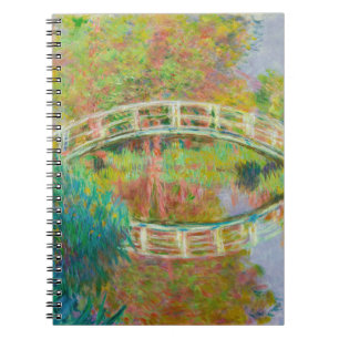 Claude Monet - Japanische Brücke, Giverny Notizblock