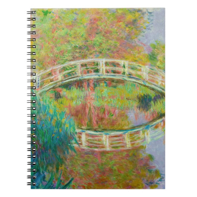 Claude Monet - Japanische Brücke, Giverny Notizblock (Vorderseite)