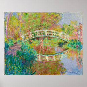 Claude Monet - Japanische Brücke, Giverny Poster