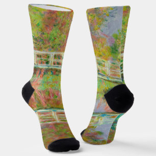 Claude Monet - Japanische Brücke, Giverny Socken