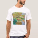 Claude Monet - Japanische Brücke, Giverny T-Shirt<br><div class="desc">Japanische Fußbrücke,  Giverny (Le Pont japonais,  Giverny) - Claude Monet,  Oil on Leinwand,  1895</div>