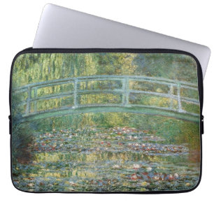 Claude Monet Japanische Brücke Seerosen Kunst Laptopschutzhülle