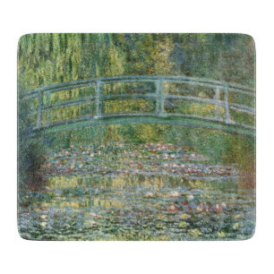 Claude Monet Japanische Brücke Seerosen Kunst Schneidebrett