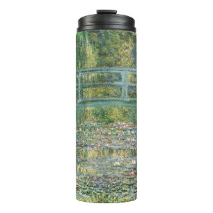 Claude Monet Japanische Brücke Seerosen Kunst Thermosbecher