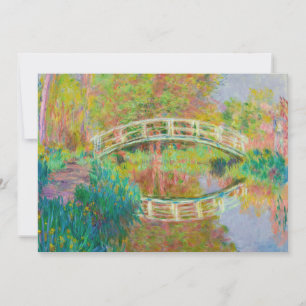 Claude Monet - Japanische Fußgängerbrücke, Giverny Einladung