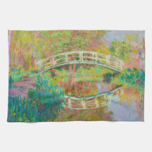 Claude Monet - Japanische Fußgängerbrücke, Giverny Geschirrtuch
