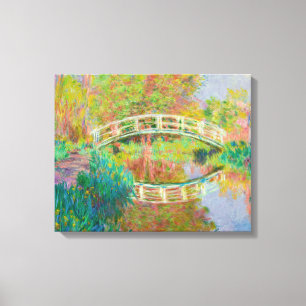 Claude Monet - Japanische Fußgängerbrücke, Giverny Leinwanddruck