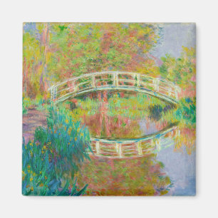 Claude Monet - Japanische Fußgängerbrücke, Giverny Magnet