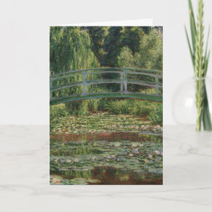 Claude Monet Japanische Fußgängerbrücke & Seerosen Karte