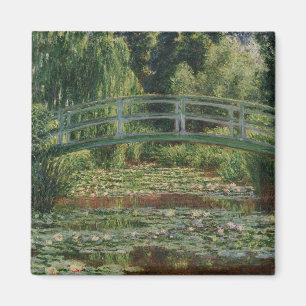 Claude Monet Japanische Fußgängerbrücke & Seerosen Magnet