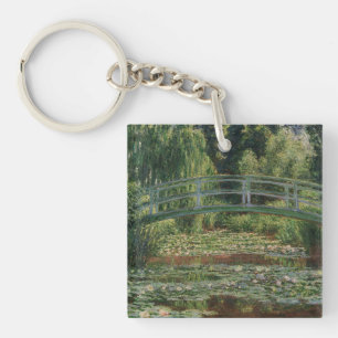 Claude Monet Japanische Fußgängerbrücke & Seerosen Schlüsselanhänger