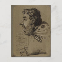 Claude Monet Karikatur von Jules Didier c. 1860 Te