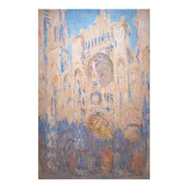 Claude Monet - Kathedrale Rouen bei Sonnenuntergan Fotodruck