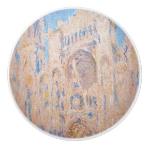 Claude Monet - Kathedrale Rouen bei Sonnenuntergan Keramikknauf
