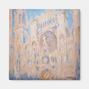 Claude Monet - Kathedrale Rouen bei Sonnenuntergan Magnet