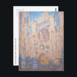 Claude Monet - Kathedrale Rouen bei Sonnenuntergan Postkarte<br><div class="desc">Cathedral bei Sonnenuntergang / Cathedrale de Rouen fin de journee von Claude Monet 1892-1893</div>