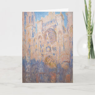 Claude Monet - Kathedrale von Rouen bei Sonnenunte Karte