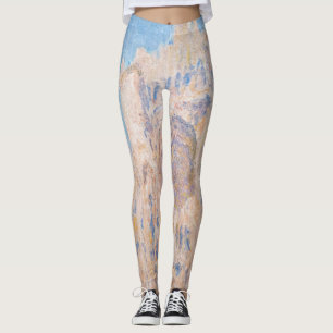 Claude Monet - Kathedrale von Rouen bei Sonnenunte Leggings