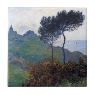 Claude Monet Kirche in Varengeville Fliese