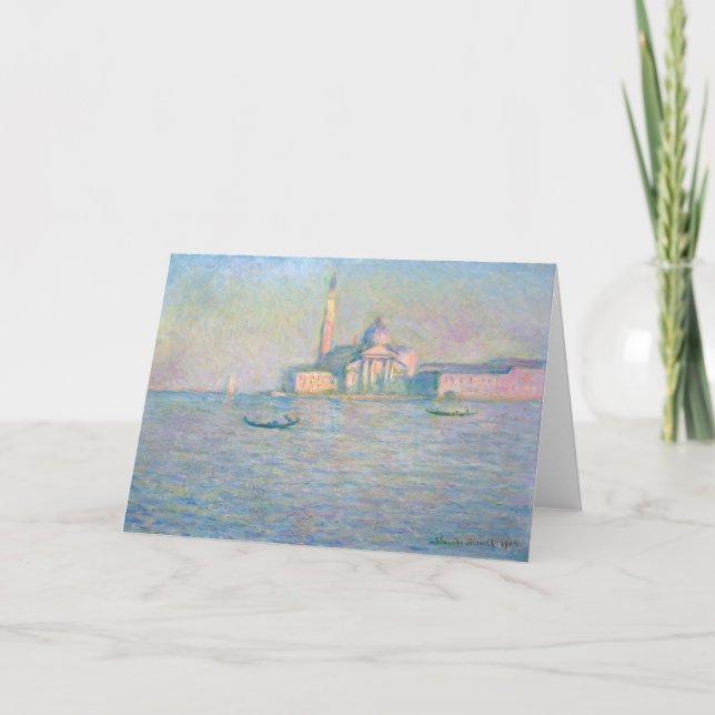 Claude Monet - Kirche San Giorgio Maggiore Karte (Vorderseite)