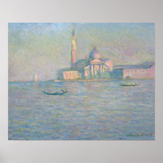 Claude Monet - Kirche San Giorgio Maggiore, Poster (Vorne)
