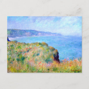 Claude Monet: Klippe bei Pourville Postkarte