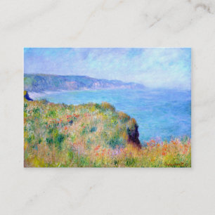 Claude Monet: Klippe bei Pourville Visitenkarte