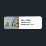 Claude Monet - Klippen bei Etretat<br><div class="desc">Klippen bei Etretat (Les Falaises à Étretat) - Claude Monet,  Oil on Canvas,  1885</div>