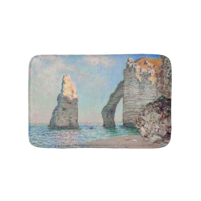 Claude Monet - Klippen bei Etretat Badematte (Vorderseite)