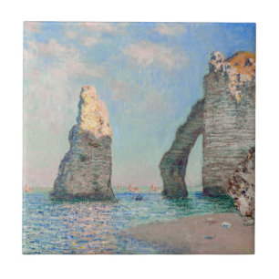 Claude Monet - Klippen bei Etretat Fliese