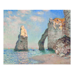 Claude Monet - Klippen bei Etretat Fotodruck