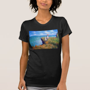 Claude Monet: Klippen-Weg bei Pourville T-Shirt