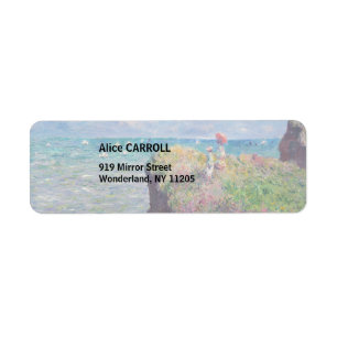 Claude Monet - Klippenweg in Pourville
