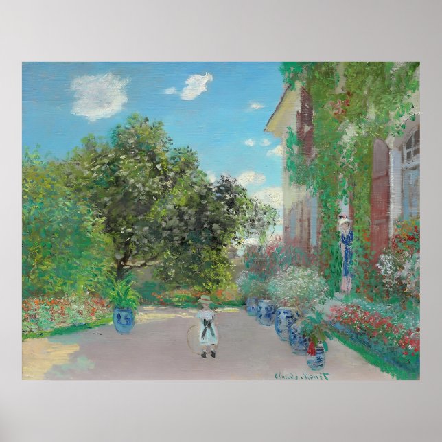 Claude Monet Kunst Poster (Vorne)