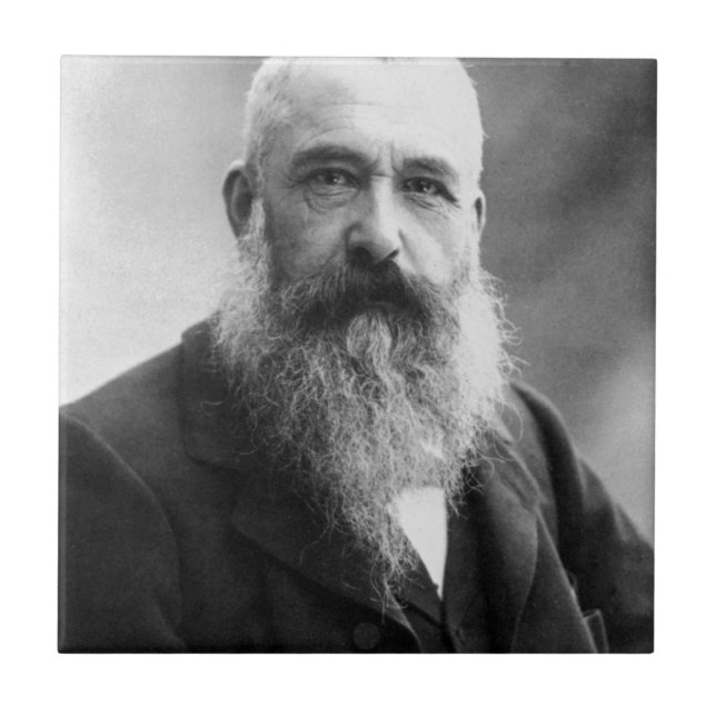 Claude Monet-Künstler-Maler-Schicksals-Geschenke Fliese (Vorderseite)