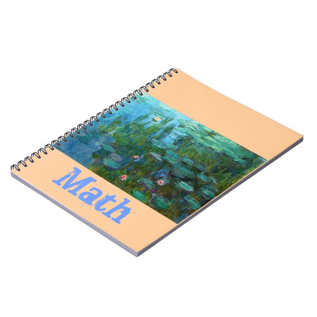 Claude Monet-Künstler-Maler-Schicksals-Geschenke Notizblock (Linke Seite)
