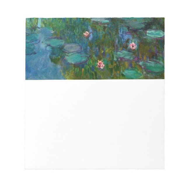 Claude Monet-Künstler-Maler-Schicksals-Geschenke Notizblock (Vorderseite)