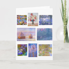 Claude Monet, Kunstmalereien, Impressionismus Karte
