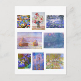 Claude Monet, Kunstmalereien, Impressionismus Postkarte